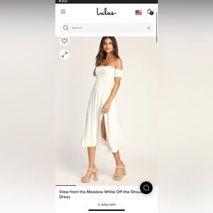 Lulu’s white dress View from the Meadow - new